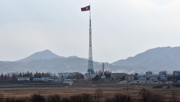 Bandera de Corea del Norte (archivo) - Sputnik Mundo