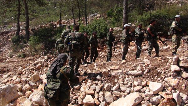Militares sirios en Latakia - Sputnik Mundo