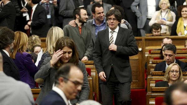Carles Puigdemont, nuevo presidente de Cataluña - Sputnik Mundo