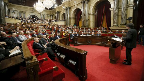 Parlamento catalán - Sputnik Mundo