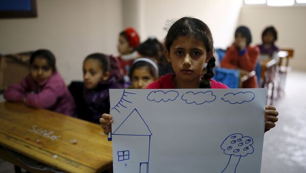 The Wider Image: Young Syrians dream of home - Sputnik Mundo