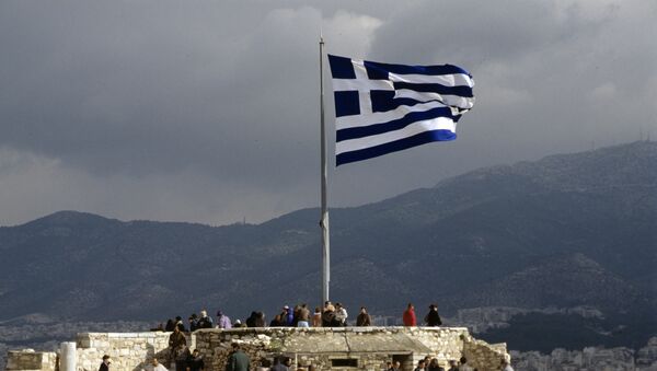 La bandera de Grecia (archivo) - Sputnik Mundo
