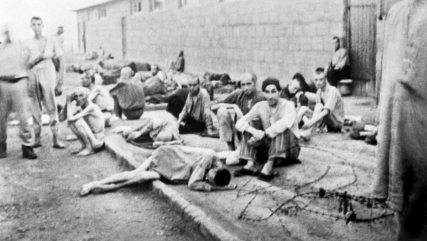 Prisoners of the German death camp Mauthausen during the war. - Sputnik Mundo