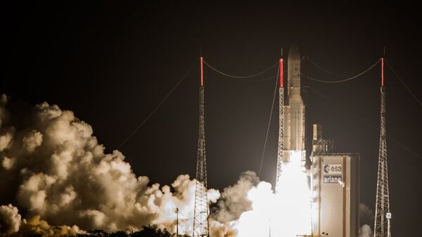 Lanzamiento del cohete Ariane 5 (Archivo) - Sputnik Mundo