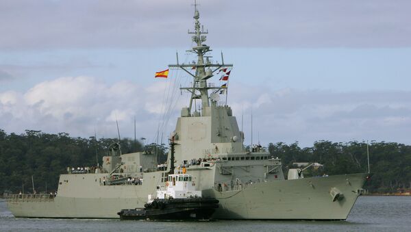 The Spanish warship 'Alvaro De Bazan' arrives at Woolloomooloo Bay in Sydney, 13 March 2007 - Sputnik Mundo