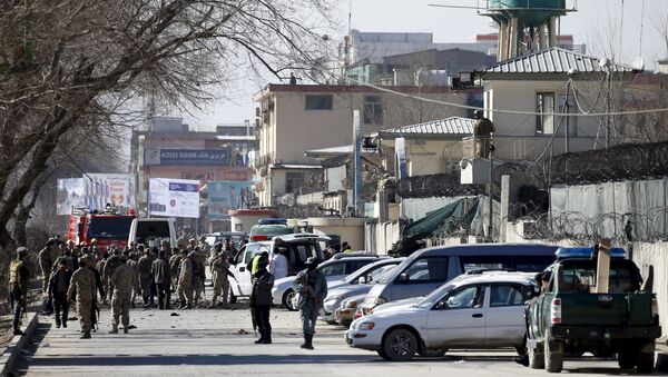 Lugar del ataque suicida en Kabul - Sputnik Mundo