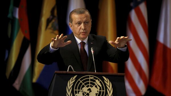 Recep Tayyip Erdogan, el presidente de Turquía, en la cumbre de la Comisión Económica para América Latina y el Caribe - Sputnik Mundo