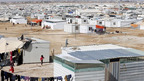 Campo de refugiados Al Zaatari en Jordania - Sputnik Mundo