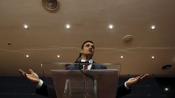 Pedro Sánchez, líder de los socialistas del PSOE - Sputnik Mundo
