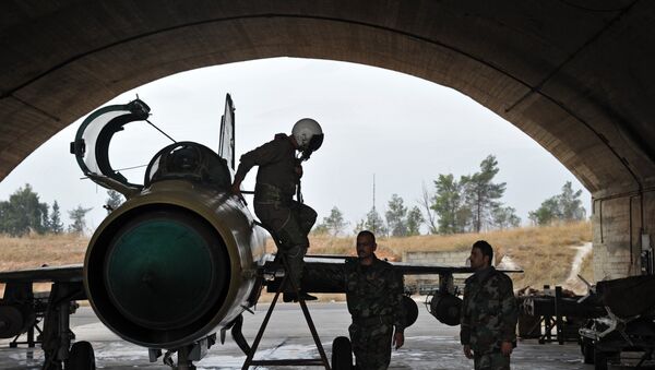 Военная авиабаза Хама в Сирии - Sputnik Mundo