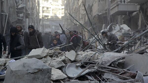Situación en Alepo, Siria (archivo) - Sputnik Mundo