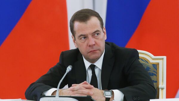 El primer ministro ruso, Dmitri Medvédev - Sputnik Mundo