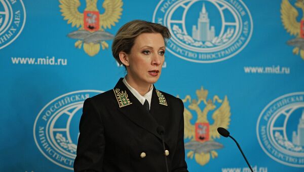 María Zajárova, portavoz de la Cancillería de Rusia - Sputnik Mundo