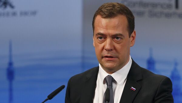 Russian Prime Minister Medvedev delivers a speech at the Munich Security Conference in Munich - Sputnik Mundo