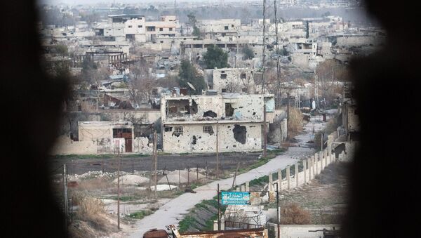 Ситуация в сирийском городе Дамаске - Sputnik Mundo