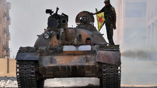Militares kurdos en Siria (archivo) - Sputnik Mundo