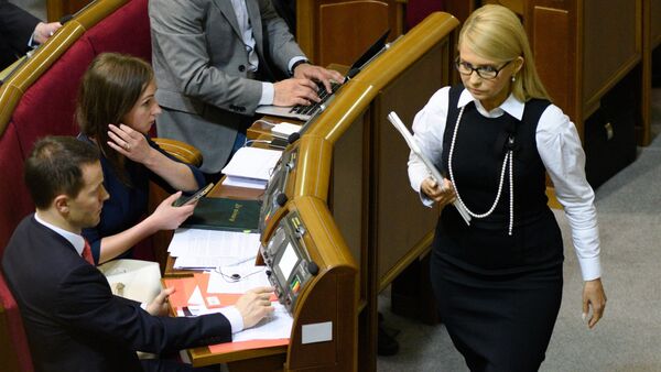 Yulia Timoshenko, la líder de la fracción Batkivschina - Sputnik Mundo