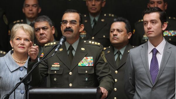 Rodolfo Palomino, the head of Colombia's national police  - Sputnik Mundo
