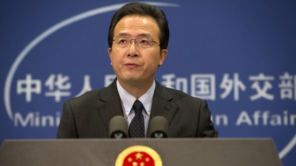 Hong Lei, el portavoz del Ministerio de Relaciones Exteriores de China - Sputnik Mundo