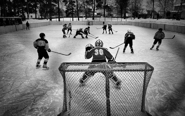 Serie de fotos 'Hockey en Vetluga' - Sputnik Mundo