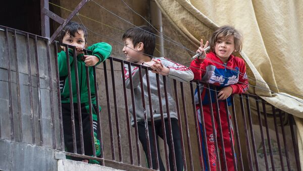 Niños sirios - Sputnik Mundo