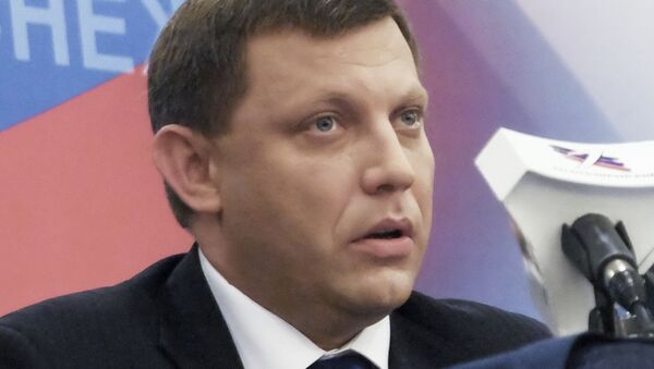 Alexandr Zajárchenko, el líder de la autoproclamada República Popular de Donetsk - Sputnik Mundo