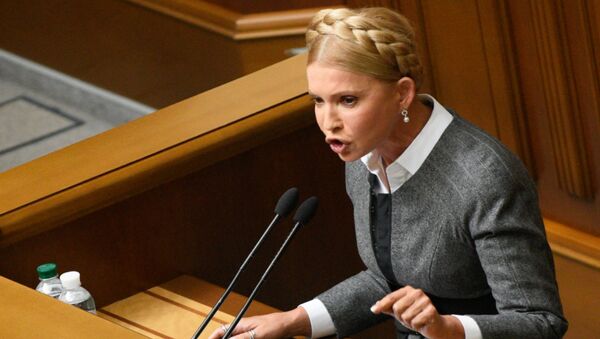 Yulia Timoshenko, la líder del partido ucraniano Batkivschina - Sputnik Mundo