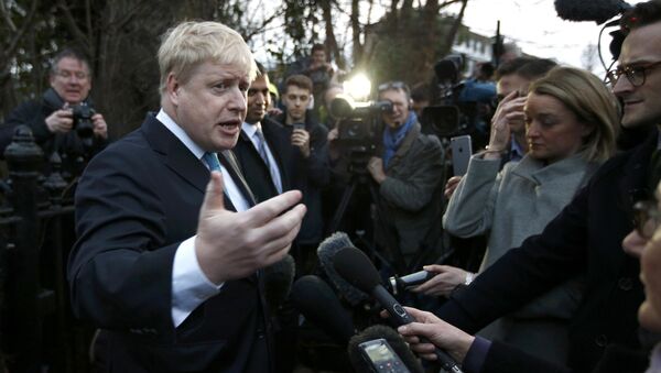 Boris Johnson, alcalde de Londres - Sputnik Mundo