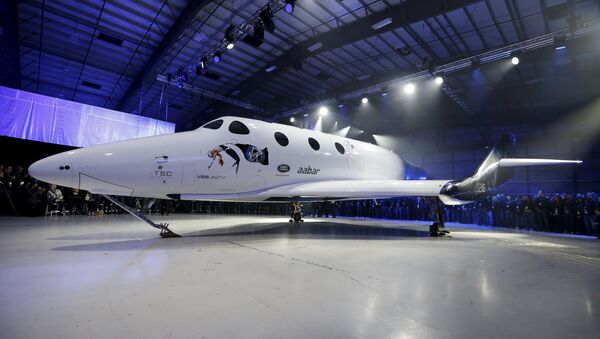 La nave espacial SpaceShipTwo - Sputnik Mundo