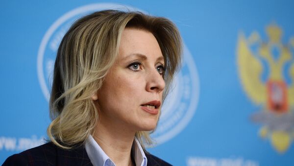 María Zajárova, la portavoz de la cancillería rusa - Sputnik Mundo