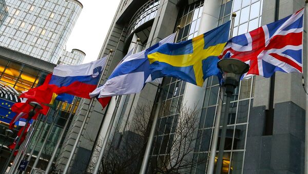 Banderas de los países europeos - Sputnik Mundo