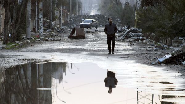 Edificios destruidos en Deir Ezzor, Siria (archivo) - Sputnik Mundo