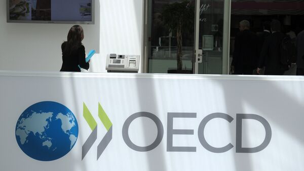 El logo de OCDE - Sputnik Mundo