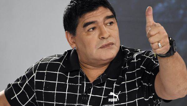 Diego Maradona, exfutbolista argentino - Sputnik Mundo