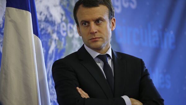 Emmanuel Macron, candidato presidencial de Francia (archivo) - Sputnik Mundo