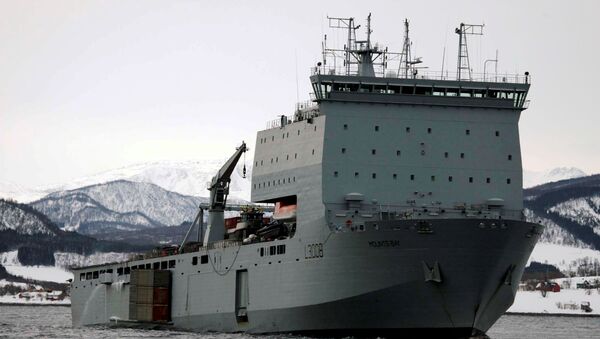 Mounts Bay, el navío de desembarque anfibio de la flota auxiliar - Sputnik Mundo