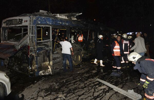 “Fue un infierno”: Testigos hablan del ataque terrorista en Ankara - Sputnik Mundo