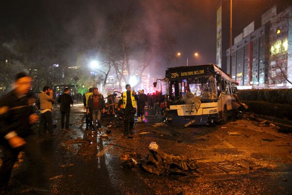 “Fue un infierno”: Testigos hablan del ataque terrorista en Ankara - Sputnik Mundo