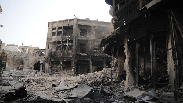 Разрушения в городе Алеппо - Sputnik Mundo
