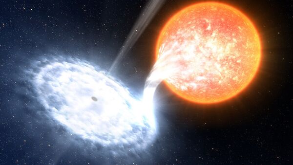Avistan erupciones más brillantes que nuestro Sol en un agujero negro - Sputnik Mundo