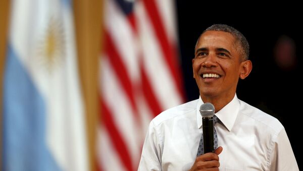 Presidente de EEUU, Barack Obama, en Argentina - Sputnik Mundo