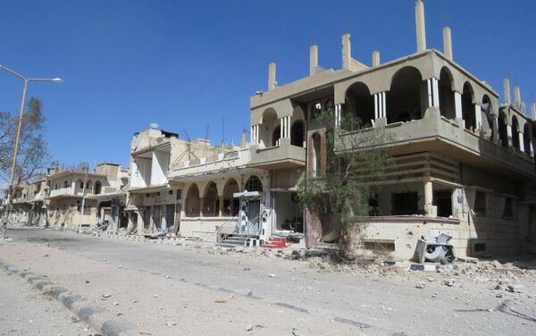 Palmira liberada de los yihadistas, que tenían el control de la histórica ciudad desde hacía un año - Sputnik Mundo