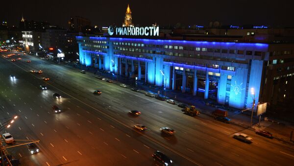 Light It Up Blue en Moscú (2013) - Sputnik Mundo