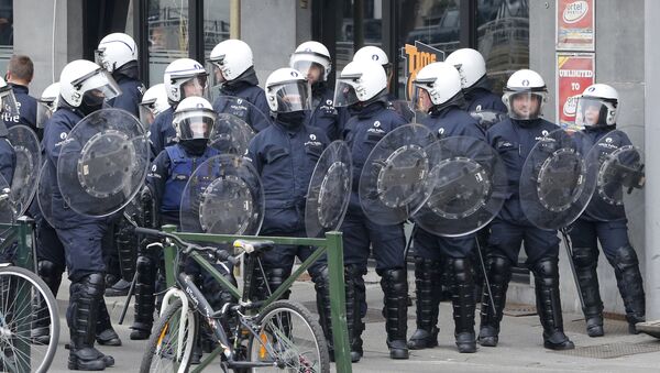 Policía de Bruselas - Sputnik Mundo