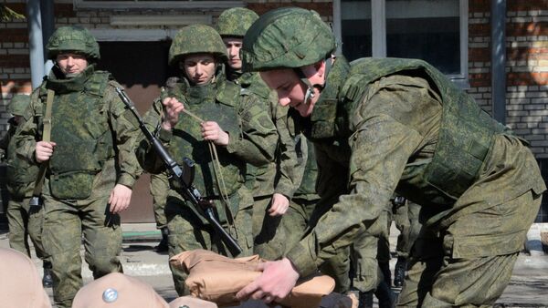 Zapadores del Centro Internacional Antiminas de las Fuerzas Armadas de Rusia - Sputnik Mundo