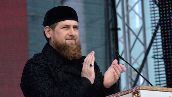 Празднование Дня конституции Чеченской Республики в Грозном - Sputnik Mundo