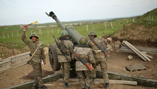 Militares en Nagorno Karabaj - Sputnik Mundo