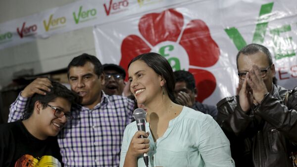 Verónika Mendoza, candidata presidencial peruana (archivo) - Sputnik Mundo