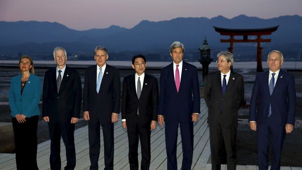 Los ministros de Exteriores de los países del G7 - Sputnik Mundo