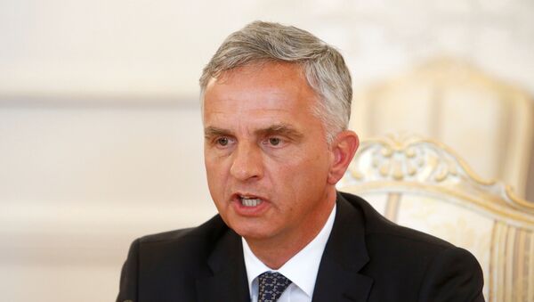 Didier Burkhalter, ministro de Exteriores de Suiza - Sputnik Mundo